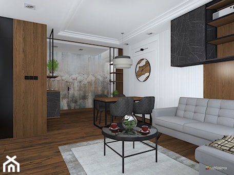 Aranżacje wnętrz - Salon: APARTAMENT W KRAKOWIE - Salon, styl nowoczesny - Studio Architektury Wnętrz "rychtownia". Przeglądaj, dodawaj i zapisuj najlepsze zdjęcia, pomysły i inspiracje designerskie. W bazie mamy już prawie milion fotografii!