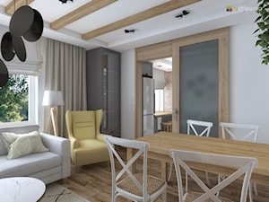 MIESZKANIE DLA DWOJGA - Salon, styl rustykalny - zdjęcie od Studio Architektury Wnętrz "rychtownia"