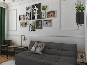 rozkładana sofa w gabinecie - zdjęcie od Studio Architektury Wnętrz "rychtownia"