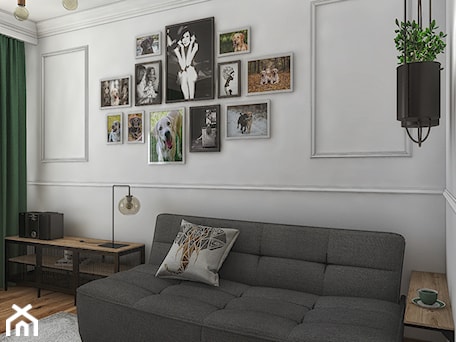 Aranżacje wnętrz - Biuro: rozkładana sofa w gabinecie - Studio Architektury Wnętrz "rychtownia". Przeglądaj, dodawaj i zapisuj najlepsze zdjęcia, pomysły i inspiracje designerskie. W bazie mamy już prawie milion fotografii!