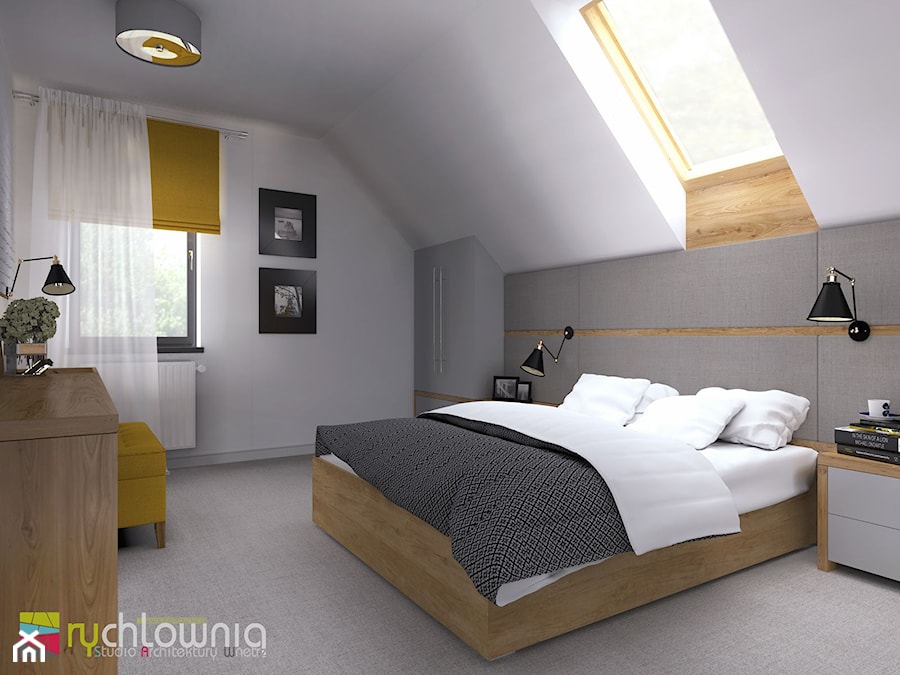 wygodna sypialnia - zdjęcie od Studio Architektury Wnętrz "rychtownia"