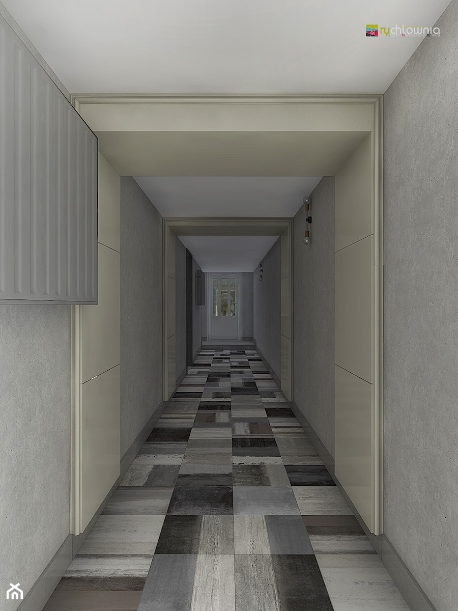 sposób na długi korytarz - zdjęcie od Studio Architektury Wnętrz "rychtownia"