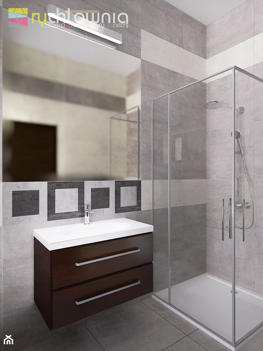 łazienka z prysznicem - zdjęcie od Studio Architektury Wnętrz "rychtownia"