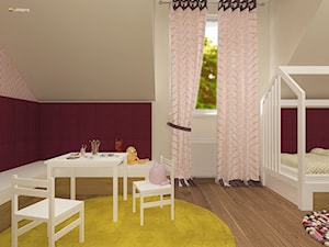URODZAJNA - Średni szary pokój dziecka dla dziecka dla dziewczynki, styl nowoczesny - zdjęcie od Studio Architektury Wnętrz "rychtownia"