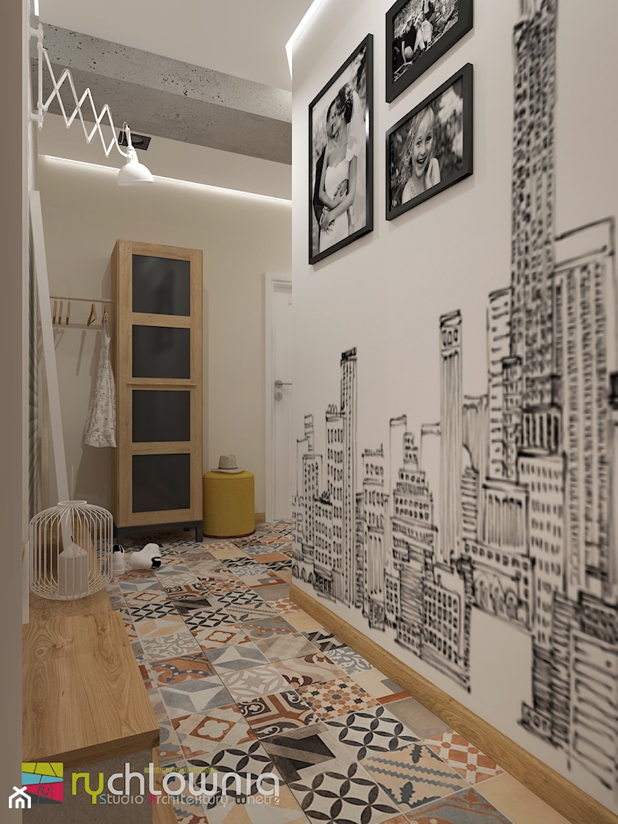 patchworkowy korytarz - zdjęcie od Studio Architektury Wnętrz "rychtownia"