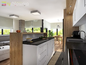 otwarta kuchnia w stylu "soft loft" - zdjęcie od Studio Architektury Wnętrz "rychtownia"
