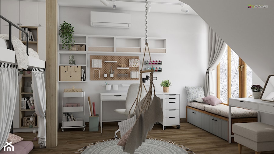 SWEET ROOM SWEET - Pokój dziecka, styl rustykalny - zdjęcie od Studio Architektury Wnętrz "rychtownia"