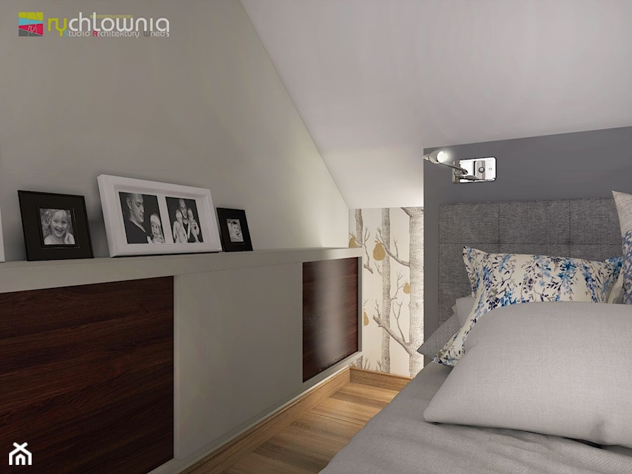 sypialnia z nutą klasyki - zdjęcie od Studio Architektury Wnętrz "rychtownia"