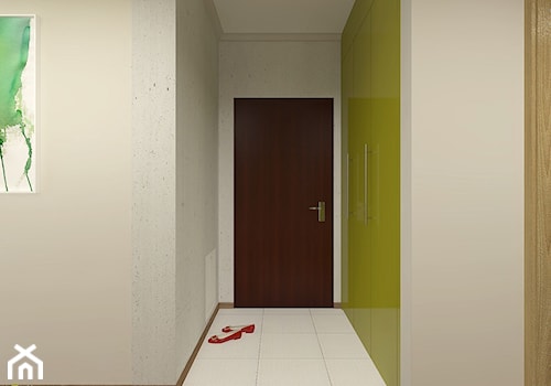 URODZAJNA - Średni biały hol / przedpokój, styl nowoczesny - zdjęcie od Studio Architektury Wnętrz "rychtownia"