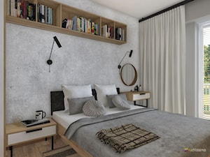 NA DOBRY POCZĄTEK - ZATOR - Sypialnia, styl nowoczesny - zdjęcie od Studio Architektury Wnętrz "rychtownia"