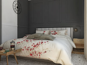 sypialnia z garderobą - zdjęcie od Studio Architektury Wnętrz "rychtownia"