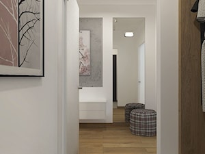 ROMANTYCZNE JAWORZE - Średni biały hol / przedpokój, styl nowoczesny - zdjęcie od Studio Architektury Wnętrz "rychtownia"