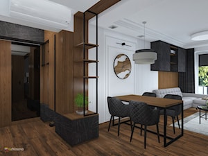 APARTAMENT W KRAKOWIE - Jadalnia, styl nowoczesny - zdjęcie od Studio Architektury Wnętrz "rychtownia"