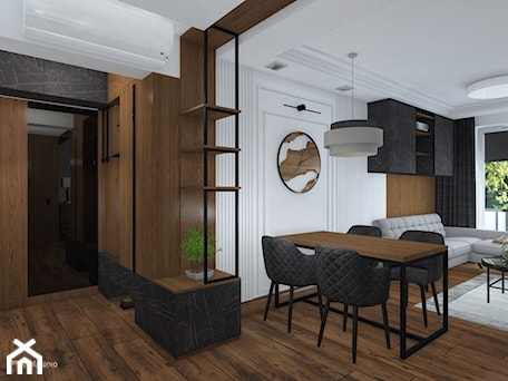 Aranżacje wnętrz - Jadalnia: APARTAMENT W KRAKOWIE - Jadalnia, styl nowoczesny - Studio Architektury Wnętrz "rychtownia". Przeglądaj, dodawaj i zapisuj najlepsze zdjęcia, pomysły i inspiracje designerskie. W bazie mamy już prawie milion fotografii!