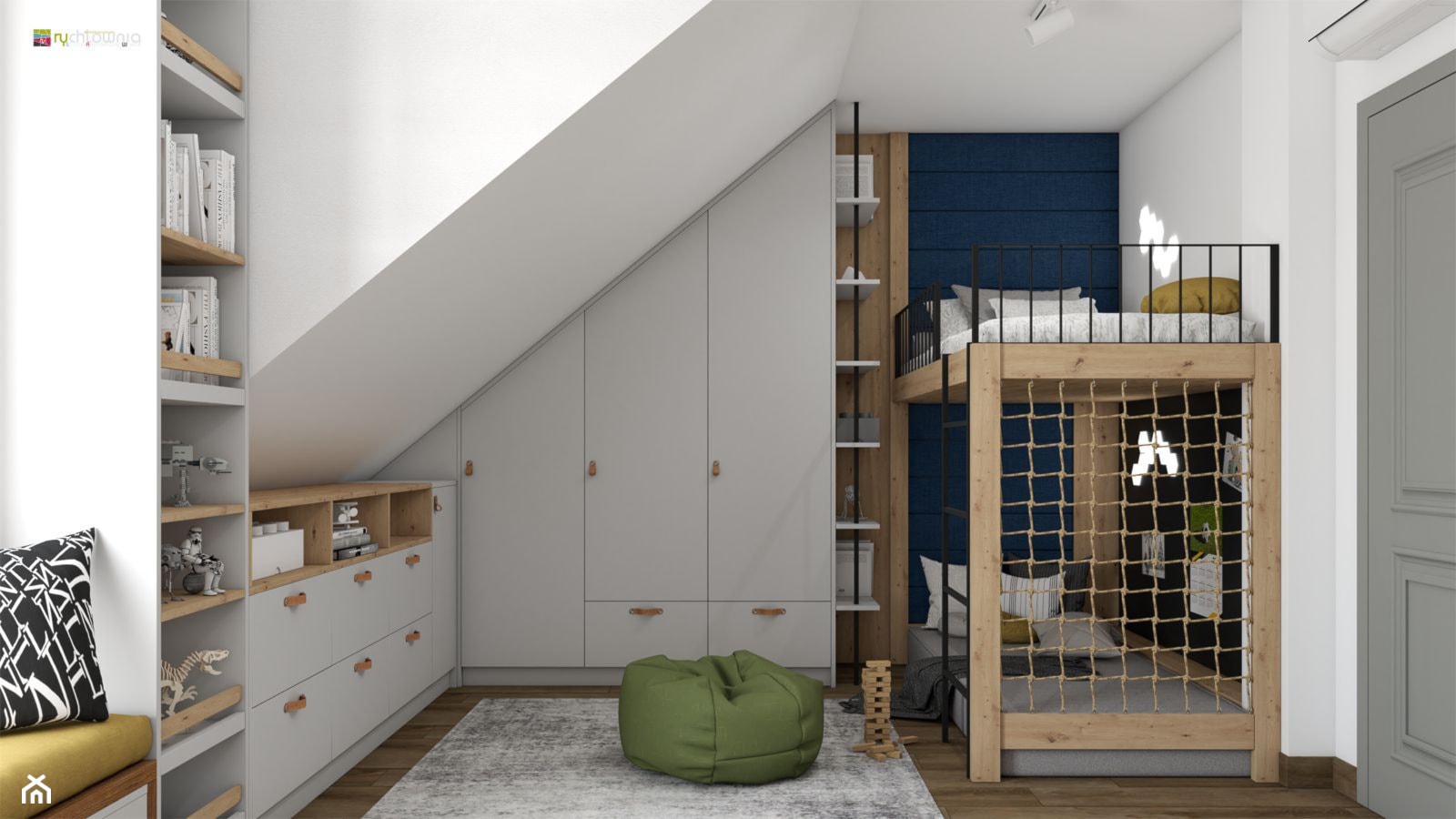 SWEET ROOM SWEET - Pokój dziecka, styl skandynawski - zdjęcie od Studio Architektury Wnętrz "rychtownia" - Homebook
