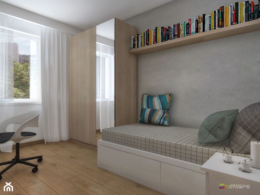 SZWEDZKI KLASYK - IKEA PRZY SPACEROWEJ - Pokój dziecka, styl nowoczesny - zdjęcie od Studio Architektury Wnętrz "rychtownia"