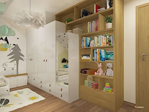 URODZAJNA - Średni beżowy pokój dziecka dla dziecka dla chłopca dla dziewczynki, styl nowoczesny - zdjęcie od Studio Architektury Wnętrz "rychtownia"