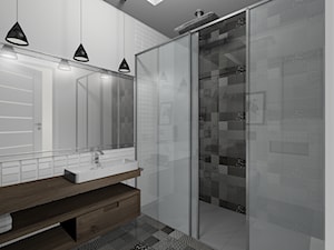 mieszkanie Wiślane Tarasy - Średnia bez okna łazienka, styl nowoczesny - zdjęcie od Creative Interior