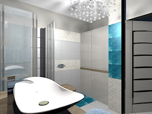 apartament sucha beskidzka - Mała bez okna łazienka, styl nowoczesny - zdjęcie od Creative Interior