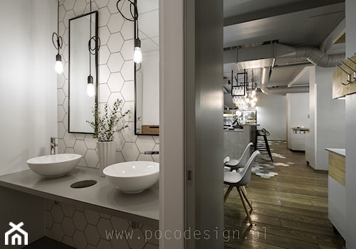 Il Sogno Restaurang, Sztokholm - Z dwoma umywalkami łazienka - zdjęcie od Pracownia projektowa Poco Design