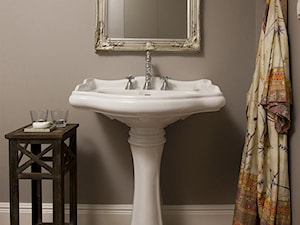 Pastelowy Wilanów - Bez okna łazienka - zdjęcie od Pracownia projektowa Poco Design