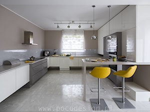 Kolorowy minimalizm - Kuchnia - zdjęcie od Pracownia projektowa Poco Design