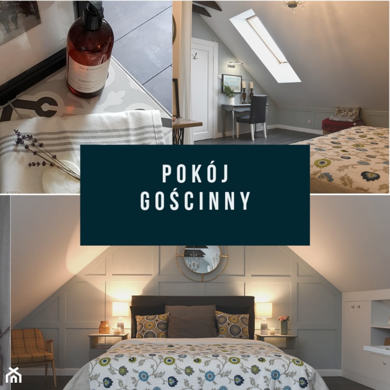 pokój dla gości - Sypialnia, styl rustykalny - zdjęcie od Studio decor - Homebook