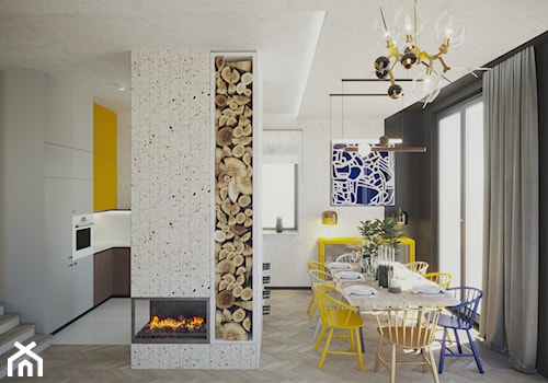 Dom na mazurach - Jadalnia, styl nowoczesny - zdjęcie od Werner studio