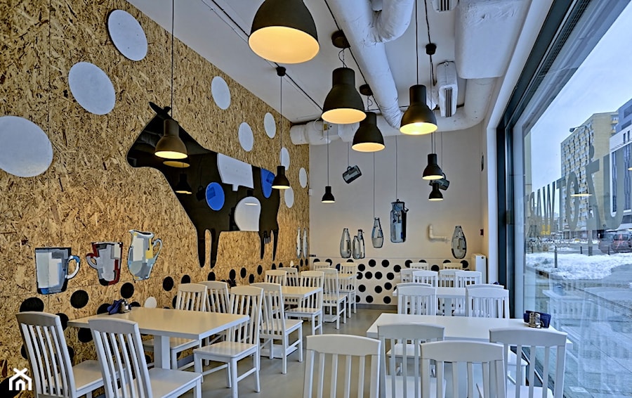 Bar mleczarnia - Wnętrza publiczne, styl nowoczesny - zdjęcie od Werner studio