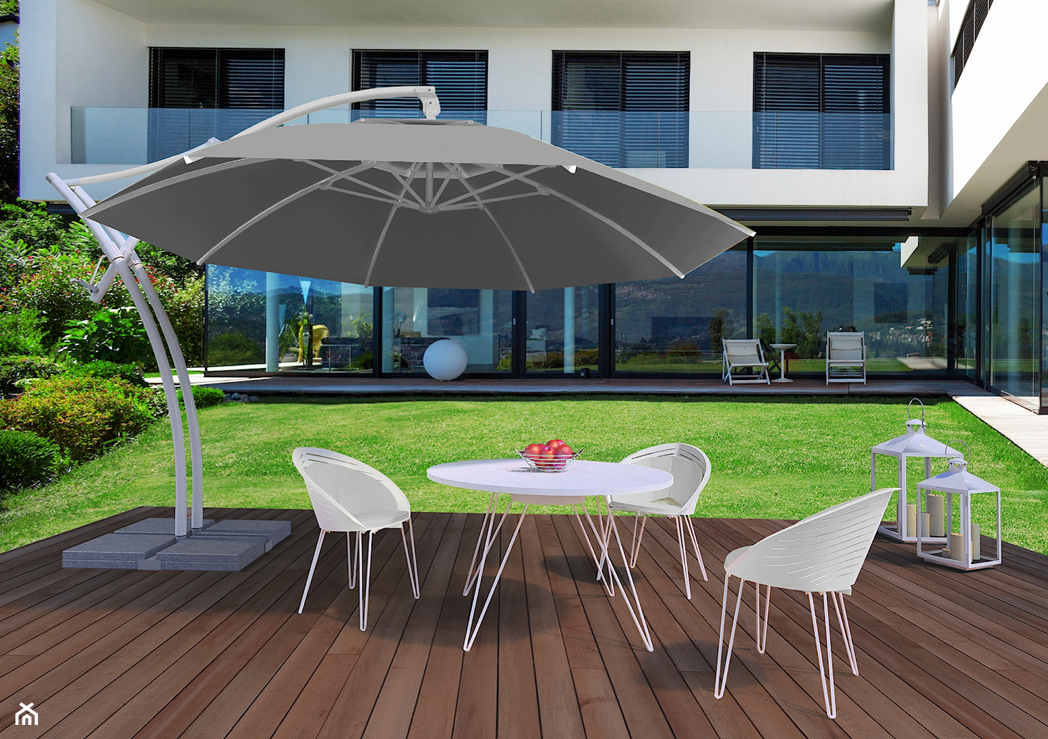 Meble Ivo i parasol Ibiza - zdjęcie od Litex Garden - Homebook
