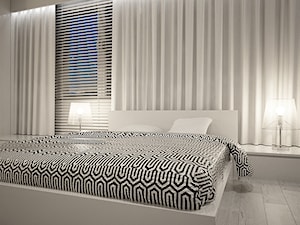 white bedroom - Sypialnia, styl nowoczesny - zdjęcie od ZELER-DESIGN