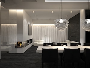 Częstochowa - dom - Salon, styl nowoczesny - zdjęcie od ZELER-DESIGN