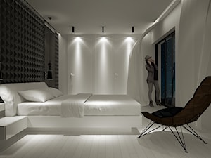 black or white ? - Sypialnia, styl nowoczesny - zdjęcie od ZELER-DESIGN