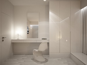 white bedroom - Sypialnia, styl nowoczesny - zdjęcie od ZELER-DESIGN