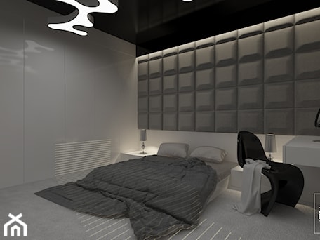 Aranżacje wnętrz - Sypialnia: simple bedroom at sunset - Sypialnia, styl nowoczesny - ZELER-DESIGN. Przeglądaj, dodawaj i zapisuj najlepsze zdjęcia, pomysły i inspiracje designerskie. W bazie mamy już prawie milion fotografii!