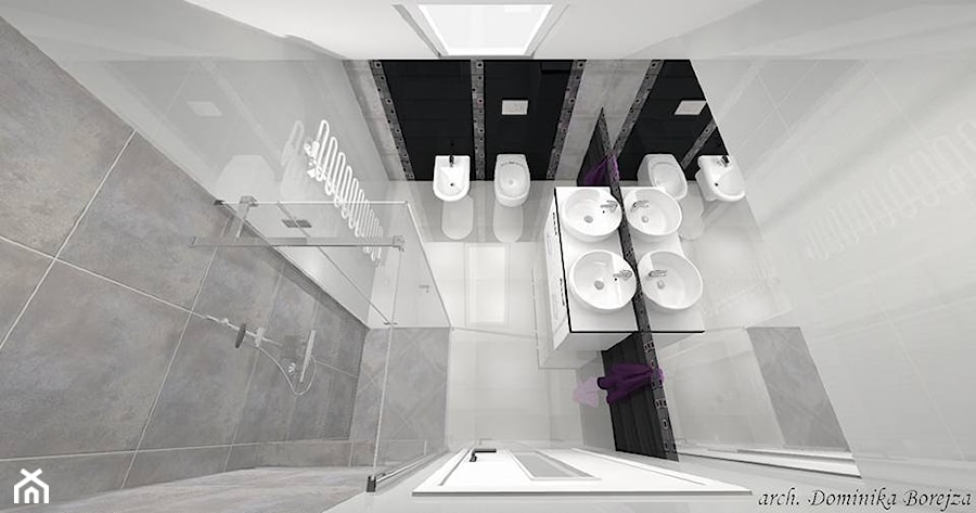Łazienki - Łazienka, styl nowoczesny - zdjęcie od Dominika Borejza DB-wnętrze