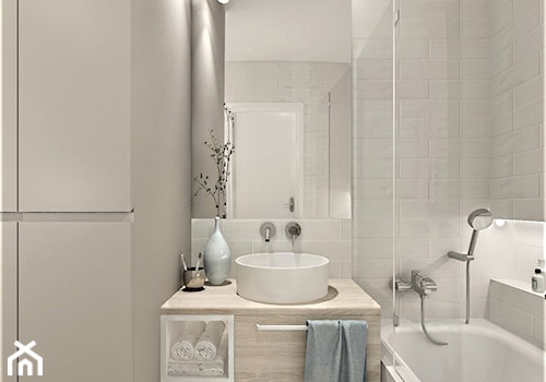 Łazienki - Średnia bez okna łazienka, styl skandynawski - zdjęcie od Dominika Borejza DB-wnętrze
