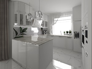 Kuchnia w bieli - zdjęcie od Dominika Borejza DB-wnętrze