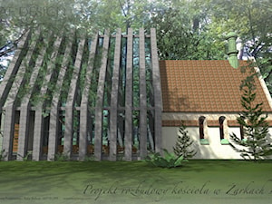 Projekt koncepcyjny rozbudowy kościoła w Żarkach Letnisku - zdjęcie od BRAF Design