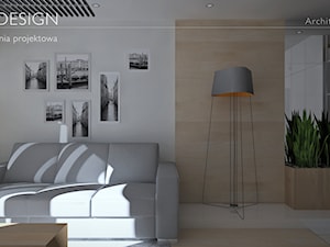 "Mieszkanie w bloku" - Salon, styl nowoczesny - zdjęcie od BRAF Design