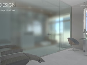 Projekt małego, nowoczesnego salonu kosmetycznego. - zdjęcie od BRAF Design
