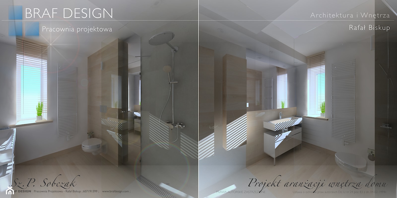 Projekt adaptacji poddasza z aranżacją wnętrza całego domu. - zdjęcie od BRAF Design - Homebook