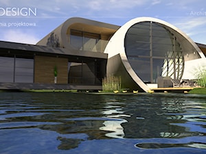 Projekt koncepcyjny domu nad jeziorem - Śląsk - zdjęcie od BRAF Design