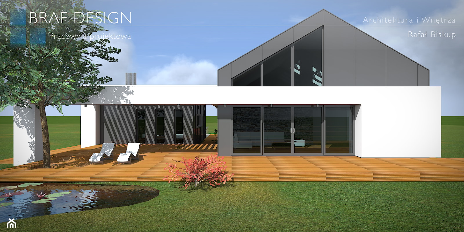 Projekt minimalistycznego ale przytulnego domu - zdjęcie od BRAF Design - Homebook