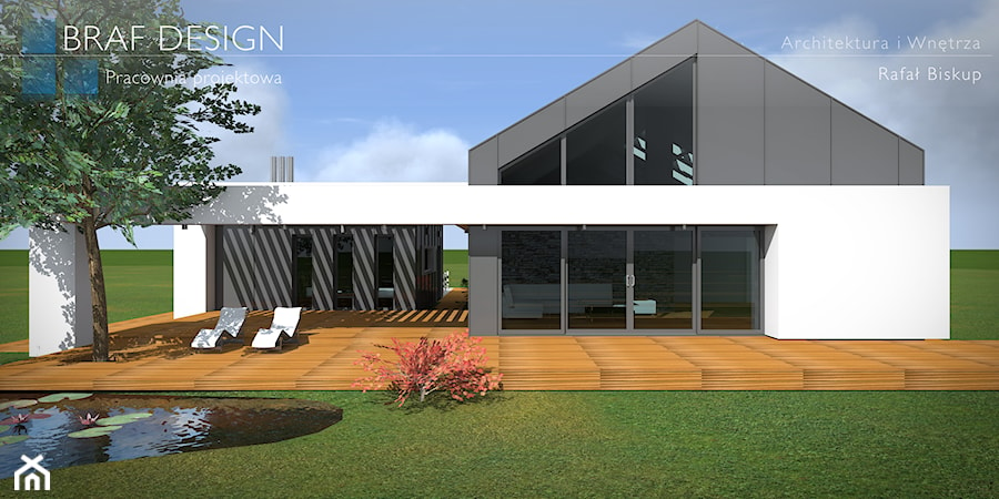 Projekt minimalistycznego ale przytulnego domu - zdjęcie od BRAF Design