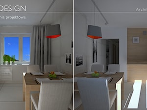 "Mieszkanie w bloku" - Kuchnia, styl nowoczesny - zdjęcie od BRAF Design