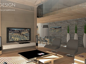 Projekt wnętrza domu "Premium" w Częstochowie - zdjęcie od BRAF Design