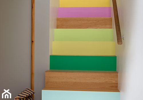 Hall - Schody jednobiegowe drewniane - zdjęcie od Dulux