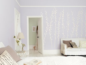 Pokoje dzienne - Średnia fioletowa sypialnia, styl skandynawski - zdjęcie od Dulux