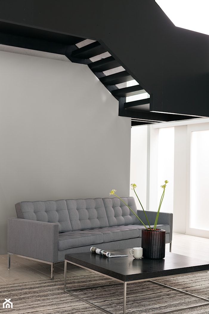 Hall - Mały szary salon, styl minimalistyczny - zdjęcie od Dulux - Homebook